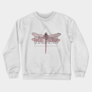 Hope in Nature - Dragonfly Crewneck Sweatshirt